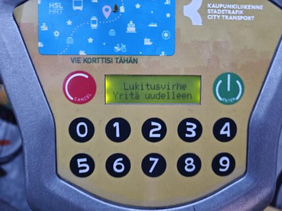 Fillari valittaa lukitusvirheestä