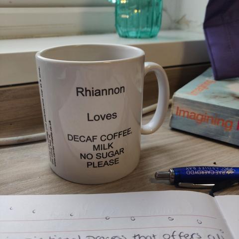 Personalised mug.