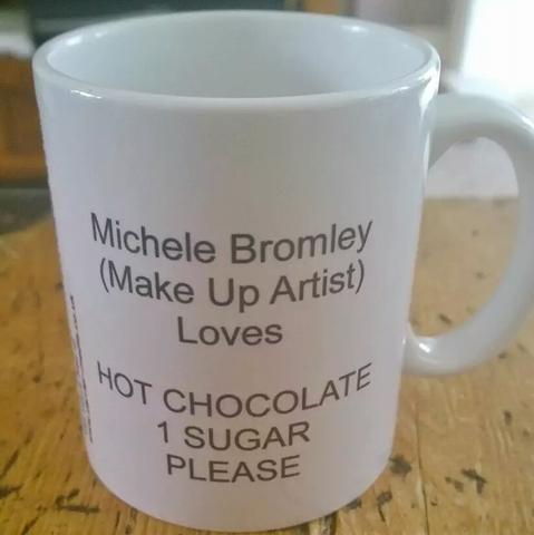 Personalised mug.