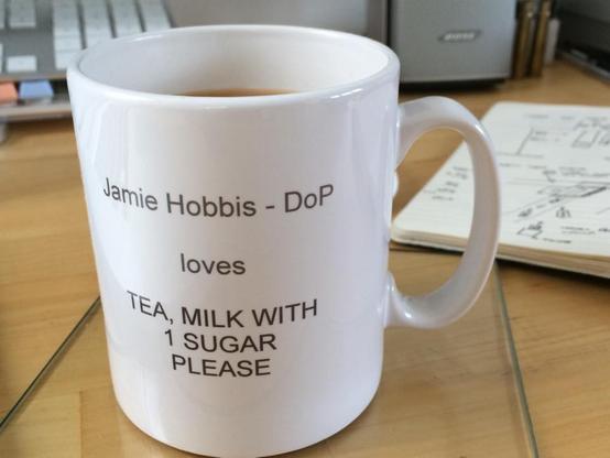 Personalised mug.