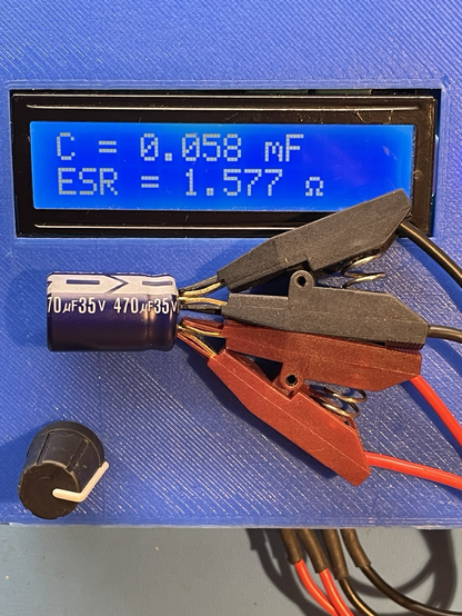 Measuring a very bad electrolytic capacitor