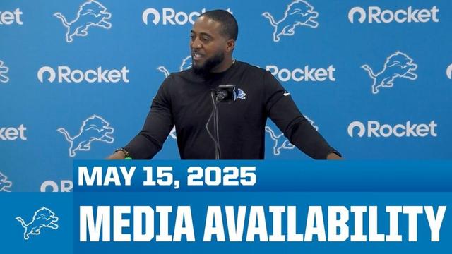 Detroit Lions defensive assistant coaches meet with the media | May 15, 2025