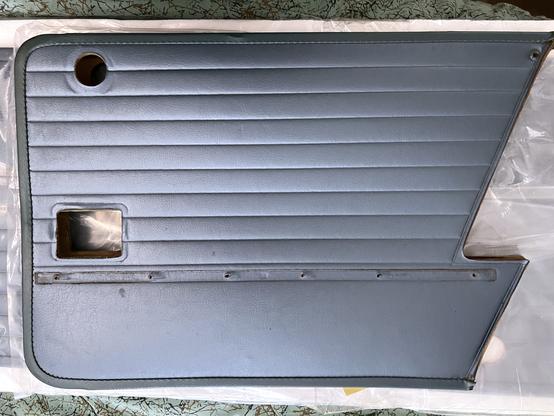 Old door card with trim removed
