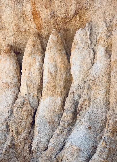 Photo of sandrock formed by nature. photo made by Francoise Vaal, mixed media artist