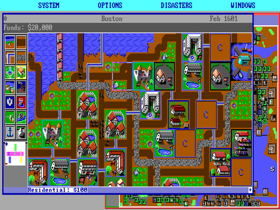 SimCity for DOS - Ancient Cities Architecture Pack