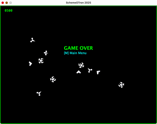 GAME OVER
Main Menu