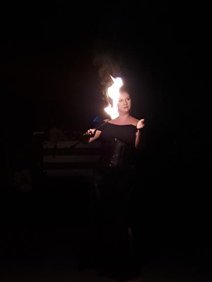 Fire dancer