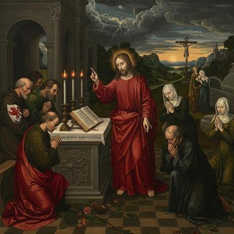 Image: AI-generated image depicting John 16:12-22