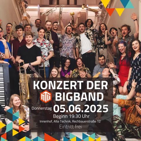 Folder für Bigband-Konzert am 05.06.2025
