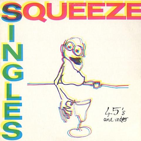 Front cover of Squeeze 45’s and under compilation album.