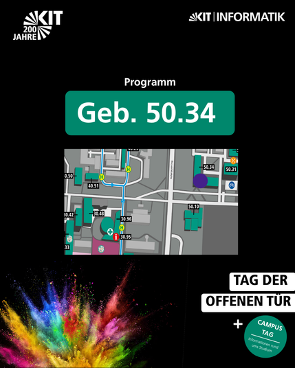 Lageplan mit Informatik-Hauptgebäude