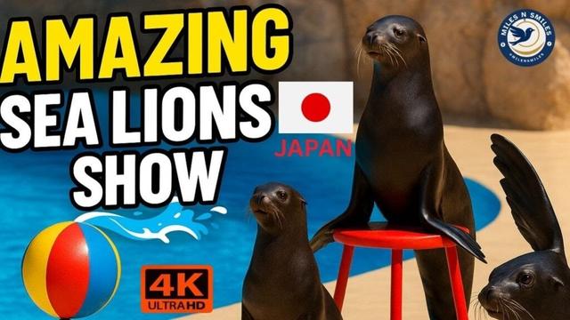 Otaru Aquarium Sea Lion Show Hokkaido Japan