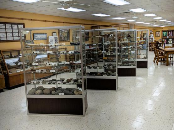 Museum displays. The museum holds the distinction of being completely volunteer-run since 1977!