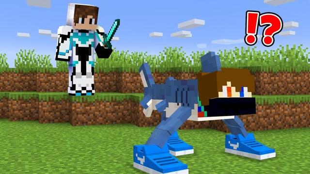 Hunter vs Speedrunner TRALALERO TRALALA in Minecraft!