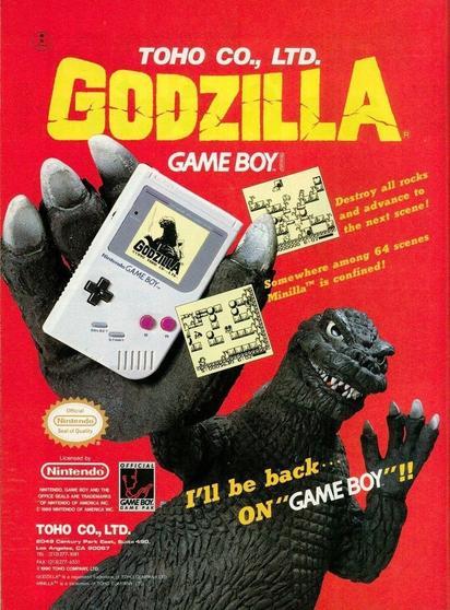Godzilla Magazine Ad (1990)