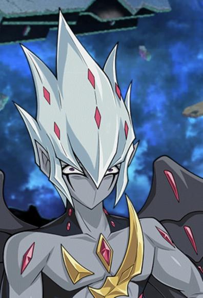 Same character but this time he makes a mean bit somewhat amused face, again only expressed with his eyes.