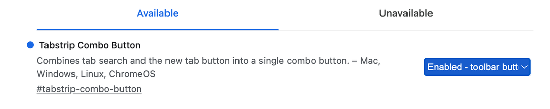 chrome://flags option