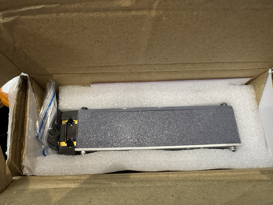 HF Signals zBitX fresh out of the box  - side view