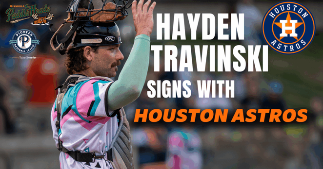 Hayden Travinski signs with Houston Astros after time with PaddleHeads | More