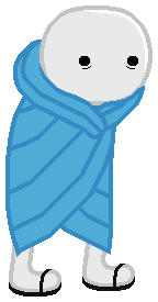 Stylized Homestuck walksprite of a carapacian!iJevin.