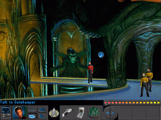 Star Trek: The Next Generation - "A Final Unity" (DOS, MobyGames).