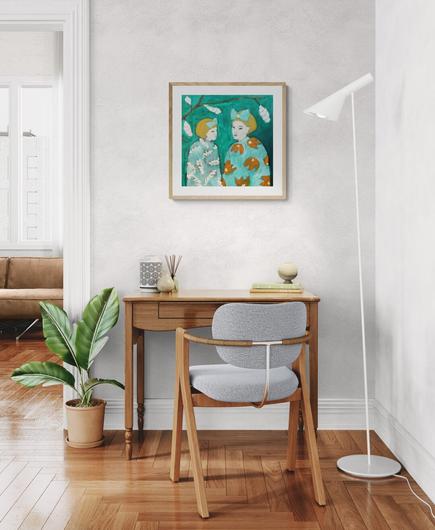 Oil painting on the wall, "Born to be a lion in the valley of butterflies", 50 cm x 50 cm
Öljymaalaus seinällä, "leijonaksi syntynyt perhosten laaksossa", 50 cm x 50 cm

#professionalart #professionalpainter #contemporaryartist #expressionist #fineart #figurativeart #figurativepainter #figurativeartist #modernart #finnishartist #painter #oilpainter #art #artwork #artforhome #artwithmeaning #artmatters #girlpower #butterfly #lion #nykytaide #ekspressionisti #esittävätaide #taidemaalaus #maalaustaide #kuvataide #taide #merkityksellinentaide #taidettakotiin #feminismi #konst #kunst #compassion #respect #myötätunto #kunnioitus