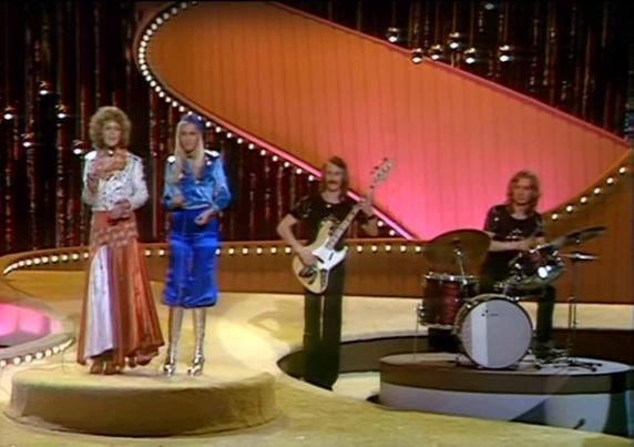 ABBA famously representing Sweden at Eurovision 1974 with a song about a battlefield in modern Belgium