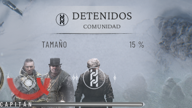 La interfaz de comunidades de Frostpunk 2 donde se observa una comunidad "Detenidos" con el 15% de la población total.