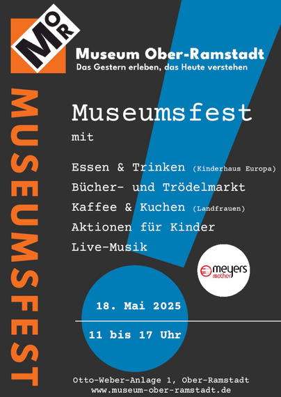 Werbeplakat für das Museumsfest. Die Infos finden sich im Haupttext.