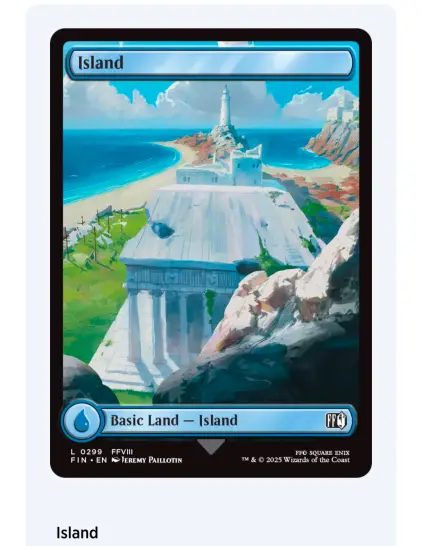 Carta de la colección Magic:The Gathering x Final Fantasy del orfanato de Edea.