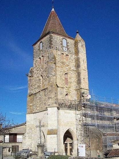 Eglise à #Lavardens (#Gers) Clocher (cad. D 42) : classement par arrêté du 26 juillet 1960.
Suite 👉 https://monumentum.fr/monument-historique/pa00094837/lavardens-eglise
#Patrimoine #MonumentHistorique
Photo CC-BY-SA 4.0 : Florent Pécassou