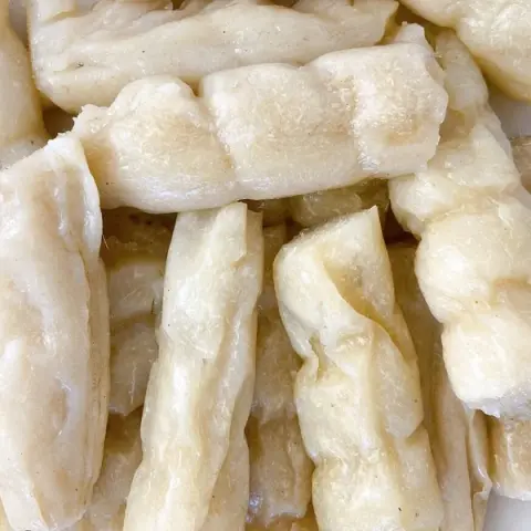Unwrapped bobolo