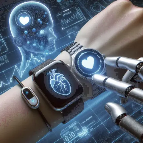 generata AI smartwatch e intelligenza artificiale per la diagnosi in medicina