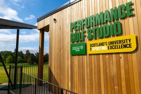 Stirling University opens new indoor golf studio