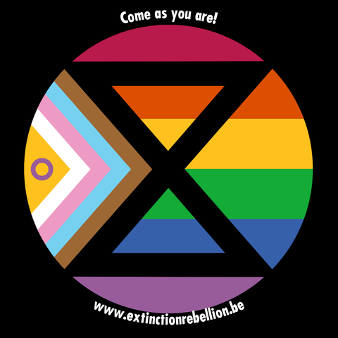 Autocollant XR aux couleurs des #LGBTQIA+
Viens comme tu es!