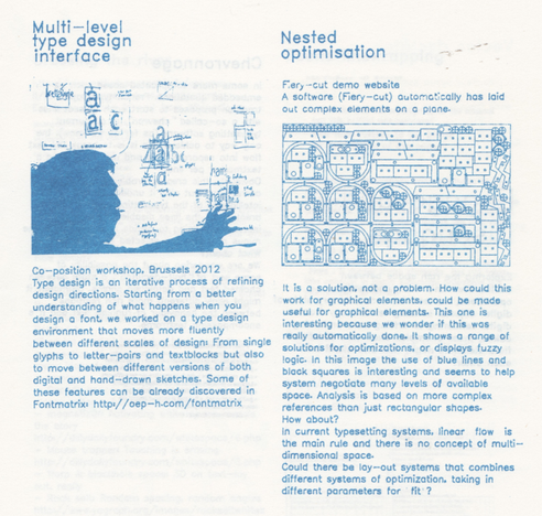 An article on "Multi-level type design" and another on "Nested interface optimisation"