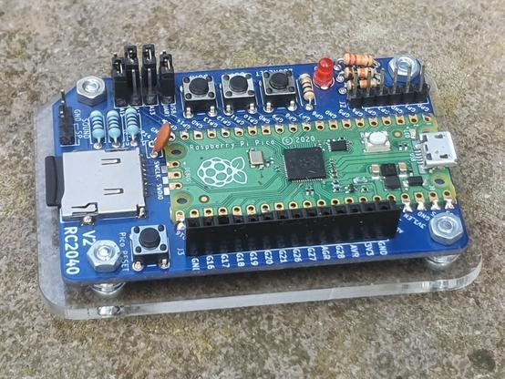 The RC2040 is a PI PICO emulated RC2014 kit, with CP/M-80. It is capable of running the stock ROM images currently supported by the RC2014 (except RomWBW) which gives you a number of monitors and ROM based BASIC.

SD card and Pico come programmed with the RC2040 Software and RC2014 ROMS and use the same FFS python transfer software as the SD card RC2014 kit.

This kit now has support for RunCPM as well as CP/M-80 / RC2014 emulation and ROMWBW
Source &amp; Binary available for both RUN CPM and FUZIX a small UNIX

&nbsp;