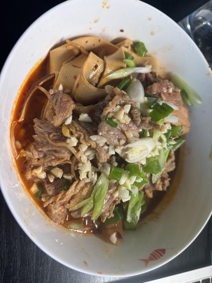 A dish of Hot Spicy Boiled Beef.