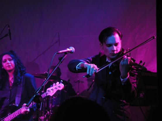 A couple of pics of bands playing at a gothic festival many years ago.