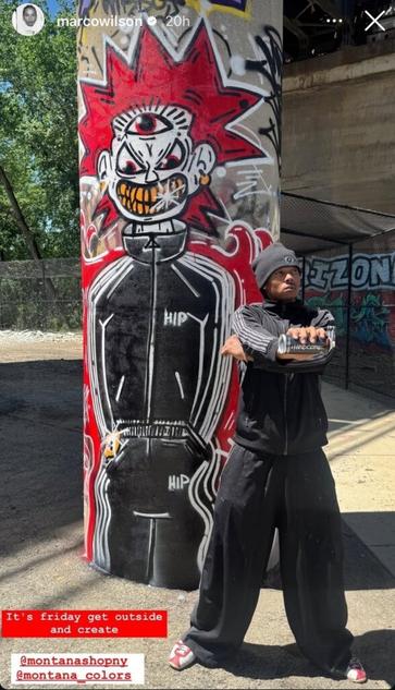 Deep Offseason post: Marco Wilson likes to make street art