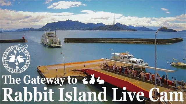 忠海港ライブカメラ【公式】by うさぎの島への玄関口／忠海港   The Gateway to Rabbit Island Official Port Live Cam 24/7