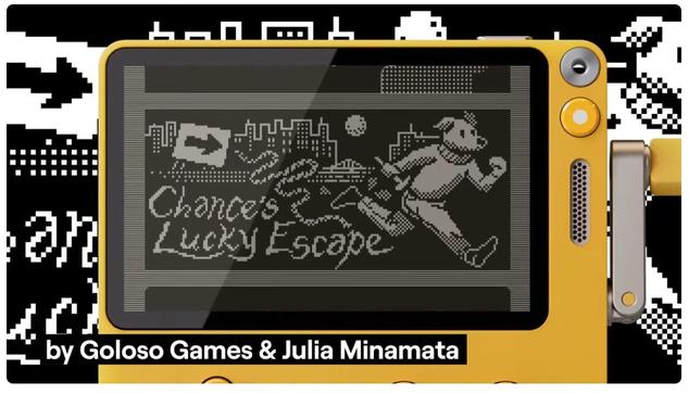 Image of a NEW Playdate game, for Season 2! By me and Goloso Games! Pre-orders open now, the season launches May 29!