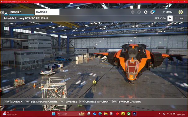 Microsoft Flight Simulator (40th Anniversary Edition): #MyHangar featuring the #MisriahArmoryD77-TC #Pelican