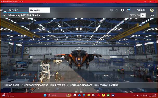 Microsoft Flight Simulator (40th Anniversary Edition): #MyHangar featuring the #MisriahArmoryD77-TC #Pelican