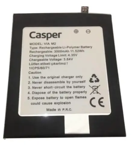 casper via m2 battery