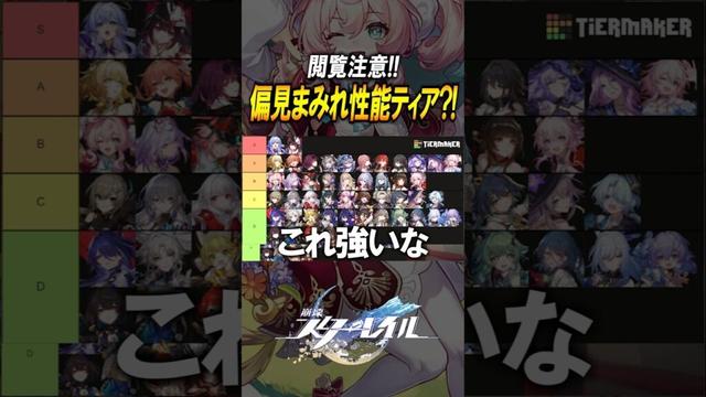 【崩壊スターレイル】独断と偏見の抜刀しやすいキャラランキング　#shorts
