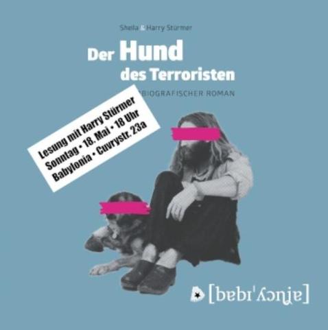 Flyer mit Buchcover