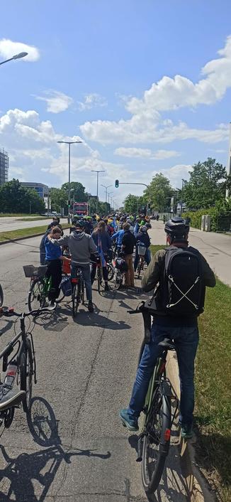 Stellenweise heute eher Stehfahrt als Sternfahrt