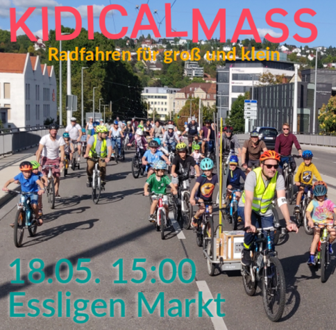 KidicalMass Esslingen am Neckam am 2025-05-18 15 Uhr