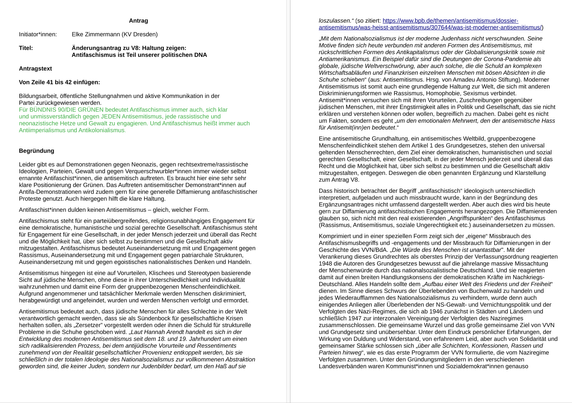 Ergänzungsantrag zu V8 der Grünen Jugend Seite 1 und 2.. In grüner Schrift die Ergänzung. Der Antragstext kann leider im ALT-Text wegen der Länge nicht wiedergegeben werden. Er kann aber als einlesbare PDF bei Bedarf zugesandt werden.